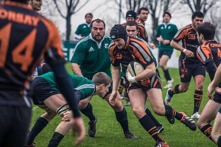 Paris, France - 13 January: Rugby game 