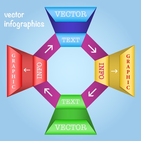 Modern business circle origami style options banner.の写真素材