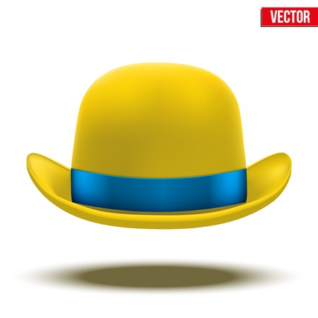 Yellow bowler hat Clearance
