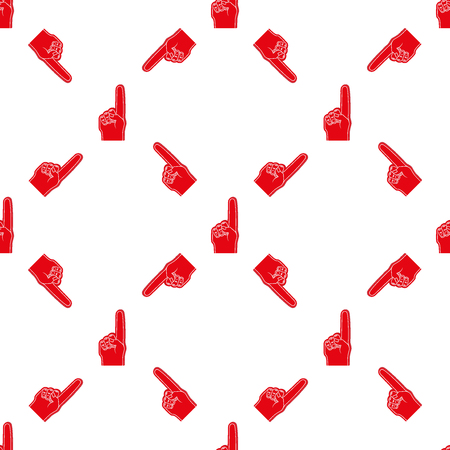 Universal vector seamless patterns tiling. Sport theme with fun fingers. Endless texture can be used for wrapper, cover, package, pattern fills, surface textures.のイラスト素材