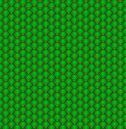 Reptile Green Scales Seamless Pattern. Vector Illustration Background.のイラスト素材
