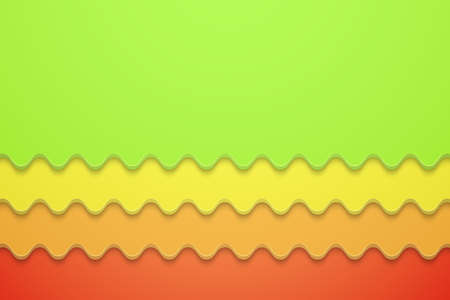 Colorful Wave Background. Unusual modern style and material design. Abstract Vector Illustration.のイラスト素材