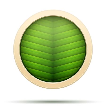 Leaves round Icon Vectorのイラスト素材