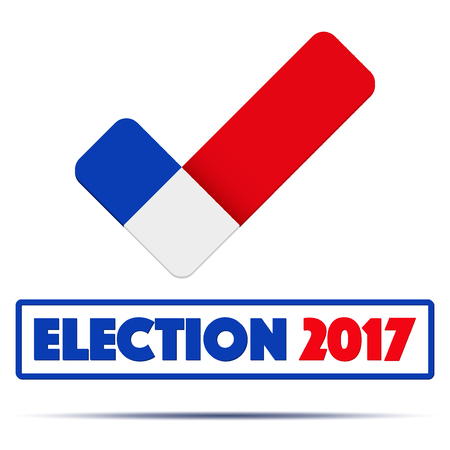 Symbol of Election 2017 in Franceのイラスト素材