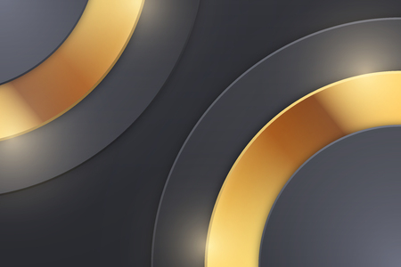 Background Unusual modern material design. Dark luxury style. Abstract Vector Illustration.のイラスト素材