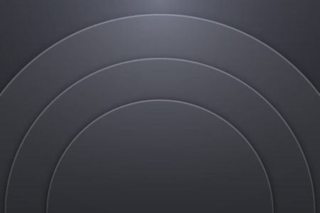 Background Unusual modern material design. Dark circle style. Abstract Vector Illustration.のイラスト素材