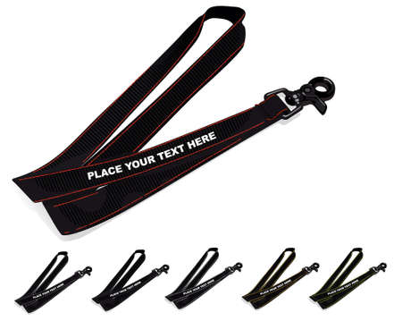 Lanyard for phone or name tagのイラスト素材