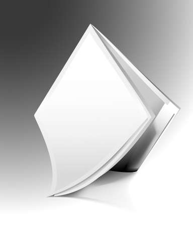 Opened magazineのイラスト素材