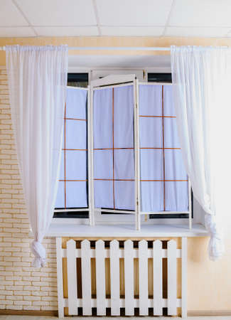 interrior of new appartment, cozy home windowの写真素材