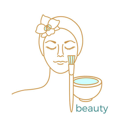 Youthful skin illustration.のイラスト素材