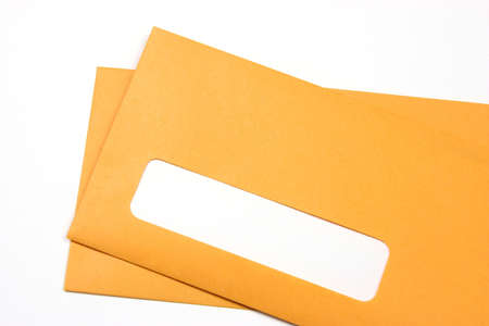 Pair of manila envelopes with a blank address space