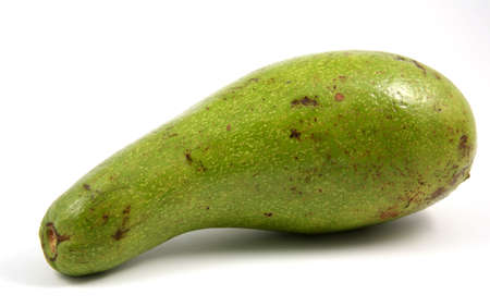 Avocado fruit isolated on a white background.の写真素材