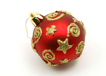 Christmas balls used as ornaments with shiny surfaces and texturesの写真素材