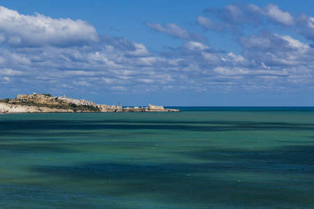 Photo of the coast of Vieste, on a summer dayの写真素材