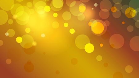 Abstract autumn bokeh light background with space for textのイラスト素材