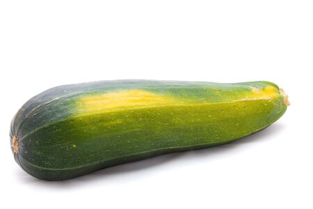 Courgette on the white backgroundの写真素材