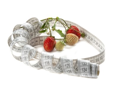 Concept of healthy lifestyle isolated on whiteの写真素材