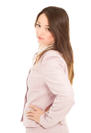 Beutiful businesswoman looking to the cameraの写真素材