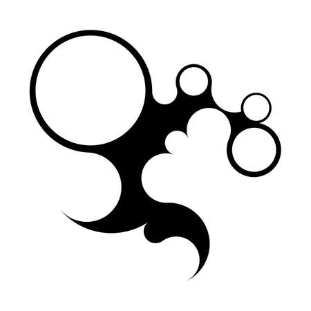 tribal tattoo circlesのイラスト素材