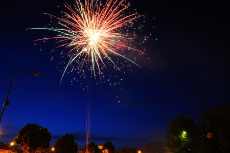 fireworksの写真素材