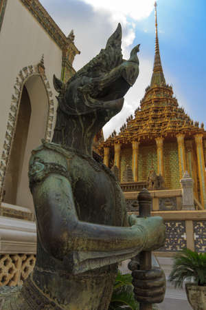 Wat Phra Keaw Bang Kok Thailand.の写真素材