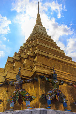 Wat Phra Keaw bangkokの写真素材