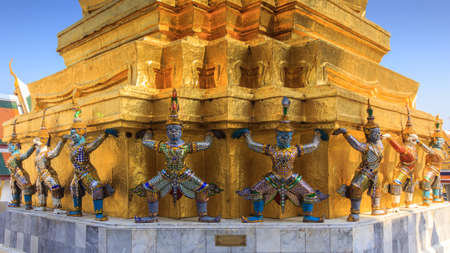 Wat Phra Keaw at BangKok Thailand.の写真素材