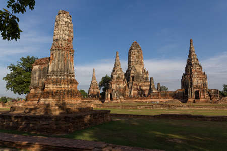 Wat Chaiwatthanaram, Ayutthaya, Thailand.の写真素材