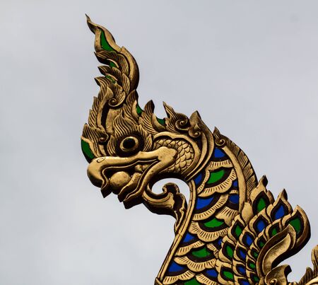 Dragon in front of the temple