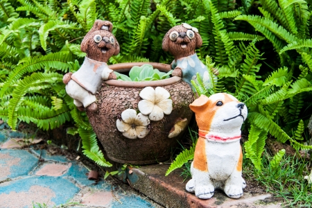 Sitting English cocker dogの写真素材