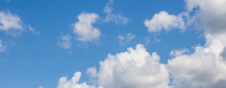 blue sky with cloudの写真素材