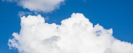 blue sky with cloudの写真素材