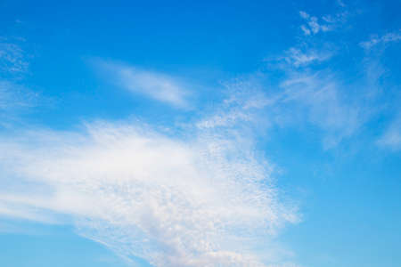 blue sky with cloudの写真素材