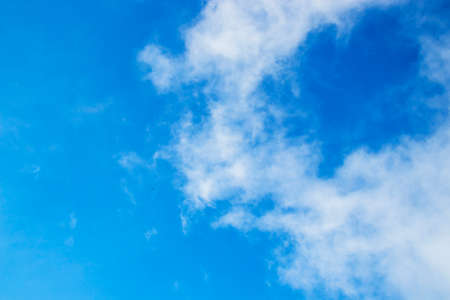 blue sky with cloudsの写真素材