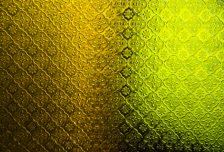 yellow stained glass backgroundの写真素材