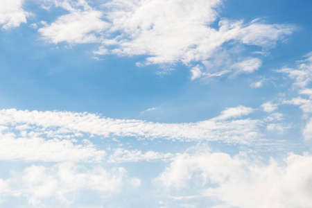 blue sky with cloudsの写真素材
