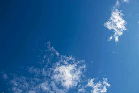 blue sky with cloudsの写真素材