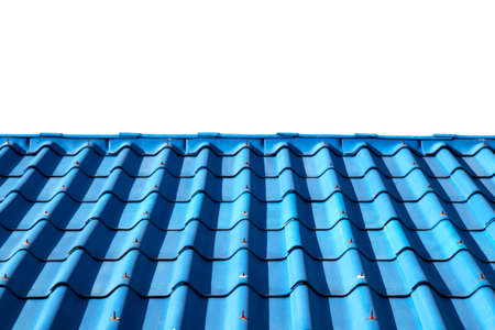 Roof house with tiled roofの写真素材