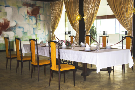 Ho Chi Minh City, Vietnam - Feb 24 2017: State Banqueting Hall at Independence Palace. a famous Historical Museum in Ho Chi Minh City, Vietnam.のeditorial素材