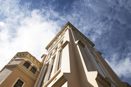 Dalat cathedral in Dalat, Vietnam.の写真素材