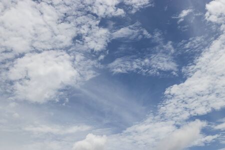 blue sky with clouds background