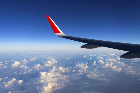 Bangkok, Thailand - NOVEMBER 22, 2018 : Airbus 320 airasia, Thailand low-cost airline.  View from the plane window by airasia airlineのeditorial素材