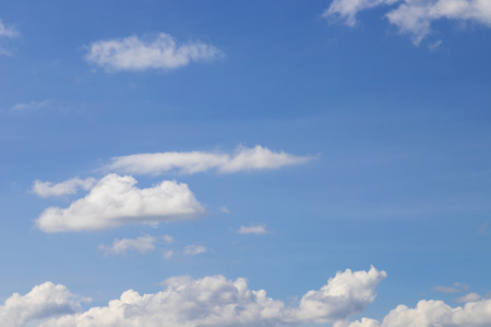 blue sky with clouds backgroundの写真素材