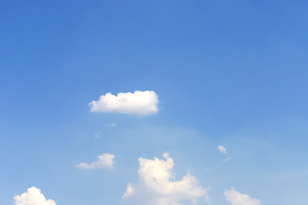 Blue sky with clouds texture and backgroundの写真素材