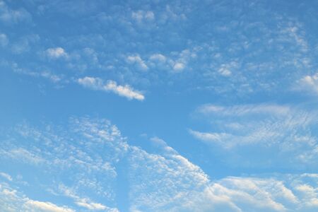 blue sky with clouds background