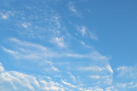blue sky with clouds backgroundの写真素材