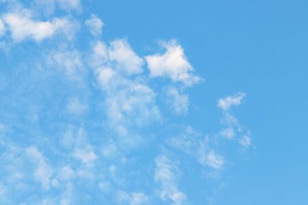 blue sky with clouds backgroundの写真素材