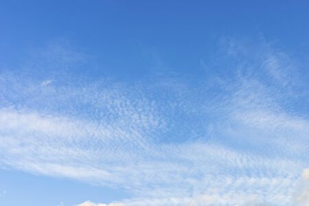 blue sky with clouds backgroundの写真素材