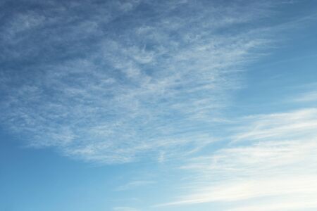 blue sky background with cloudsの写真素材