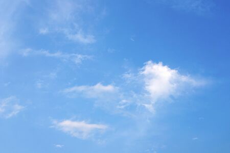 blue sky background with cloudsの写真素材